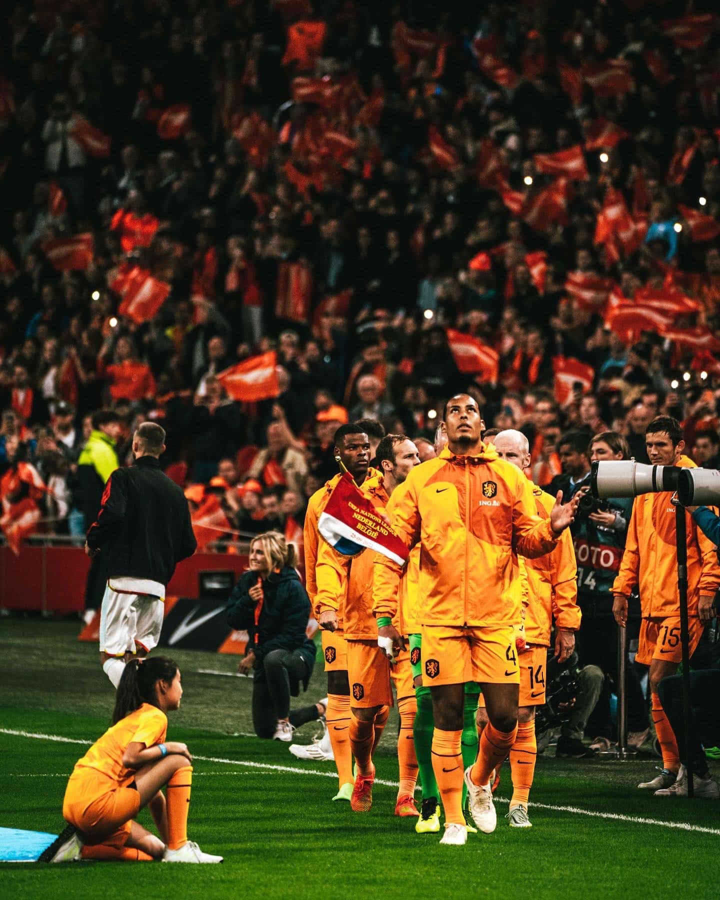 Virgil van Dijk, capitán de Holanda en la Nations League.