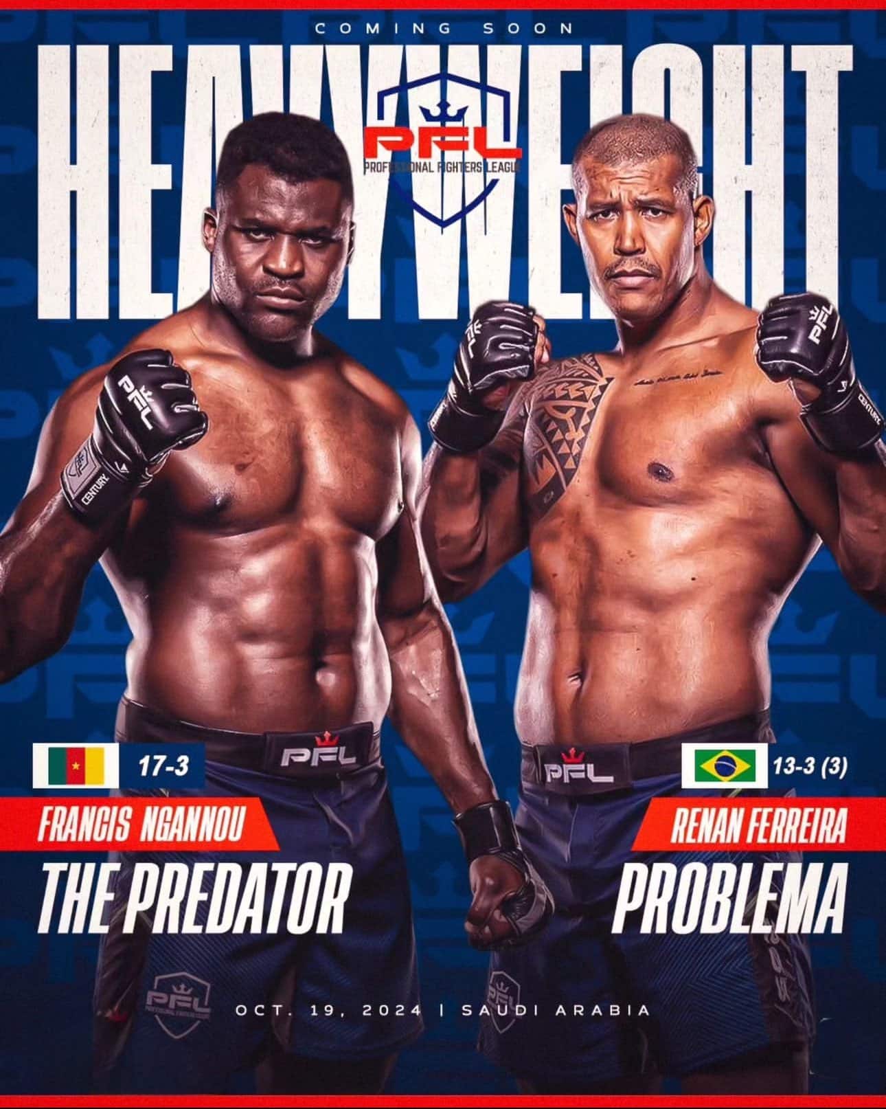 El excampeón de UFC vuelve a lo que ha triunfado pero ahora para hacer su debut en la empresa PFL que le opone a su campeón, el brasileño Renan Ferreira.