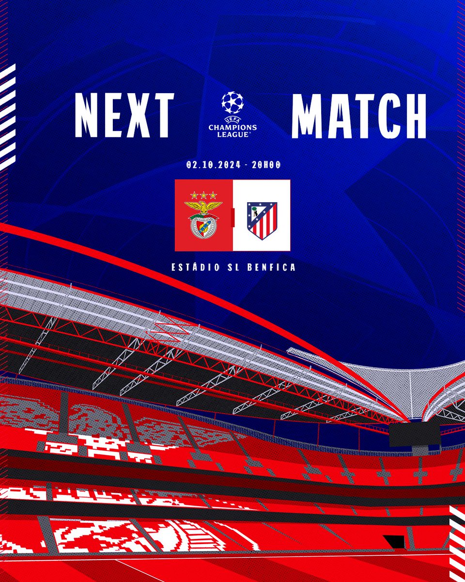 Benfica vs Atlético de Madrid, este día en la fecha 2 d e la Champions.