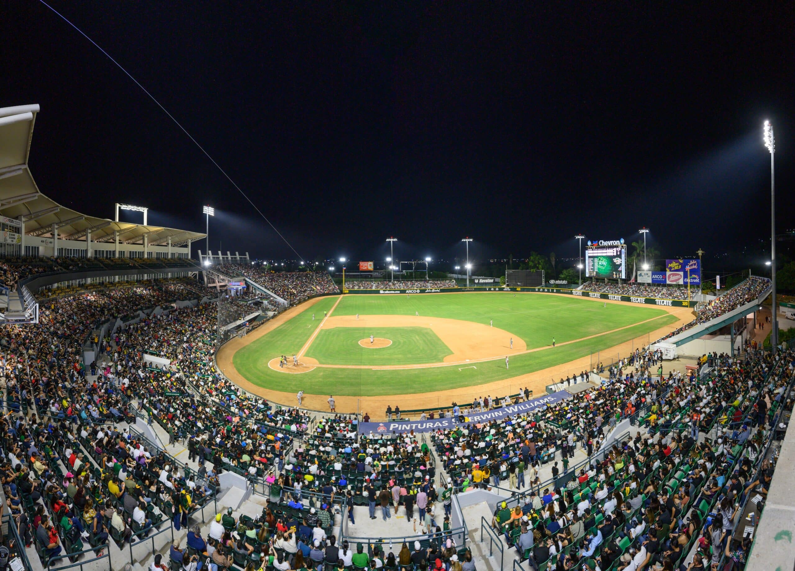 El Estadio Chevron Park es la sede del juego 3 ante Yaquis.