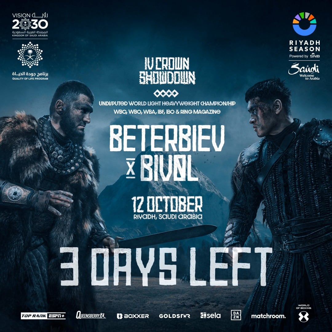 Artur Beterbiev vs Dmitrii Bivol tienen la ceremonia de pesaje hoy.