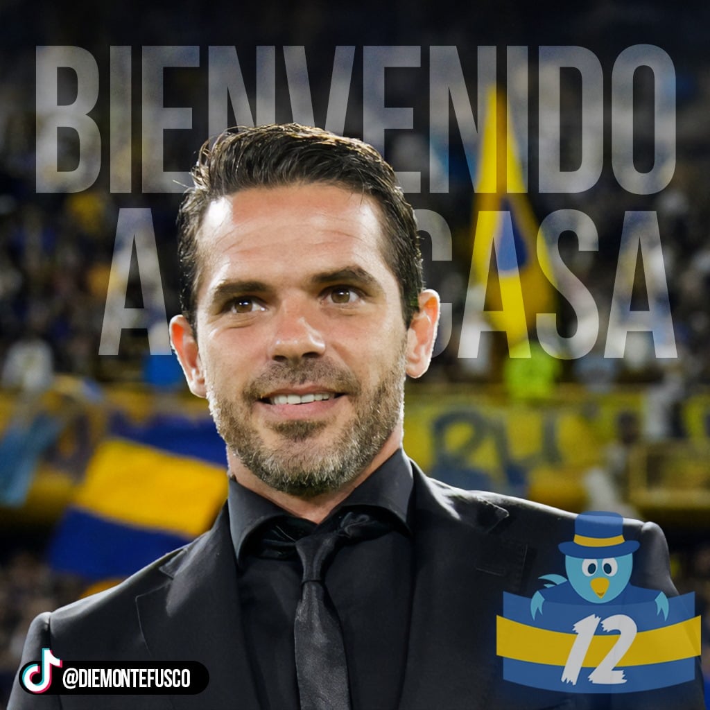 Aficionados de Boca Juniors, le dan la bienvenida a Fernando Gago.