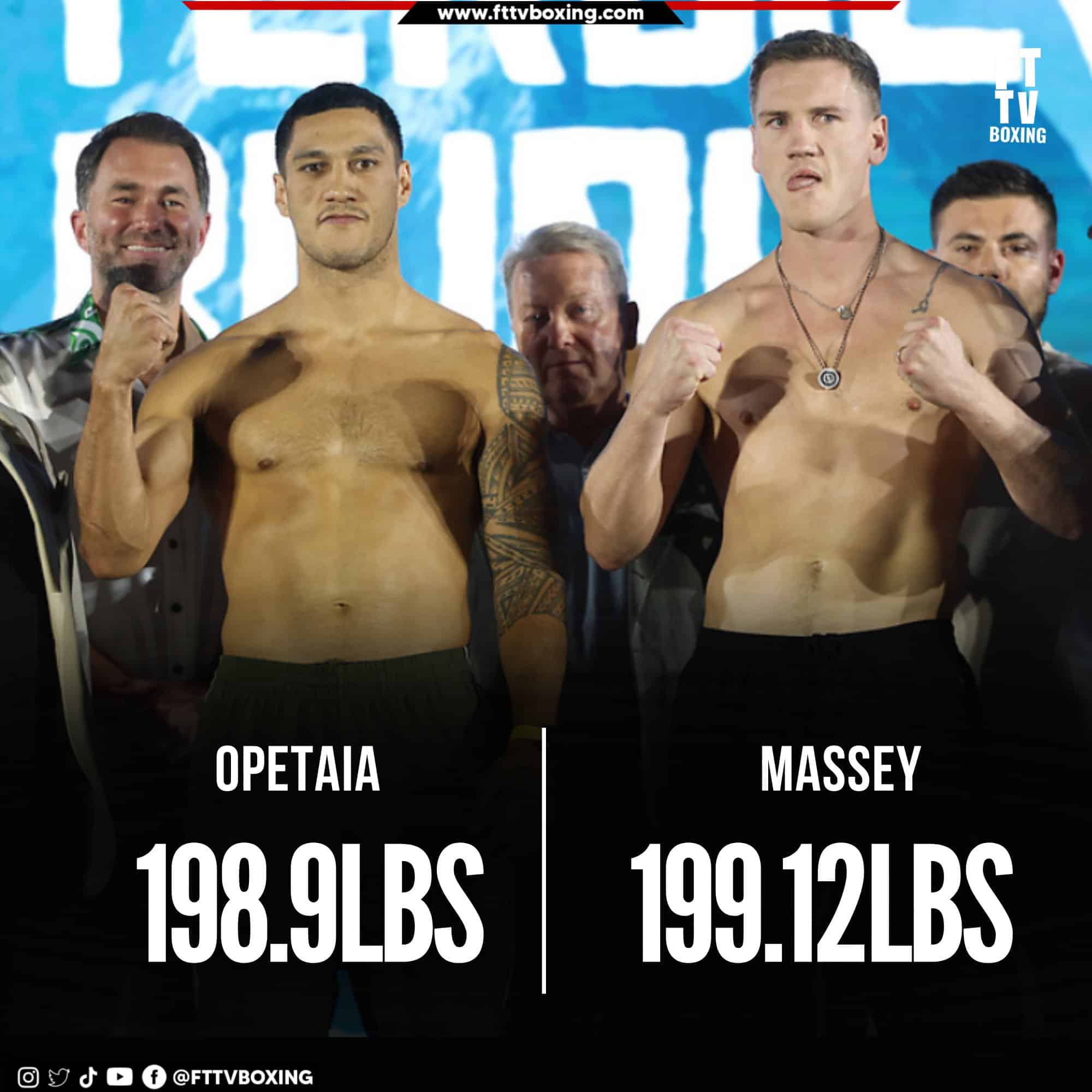 Jai Opetaia vs Jack Massey, este sábado por el título británico.