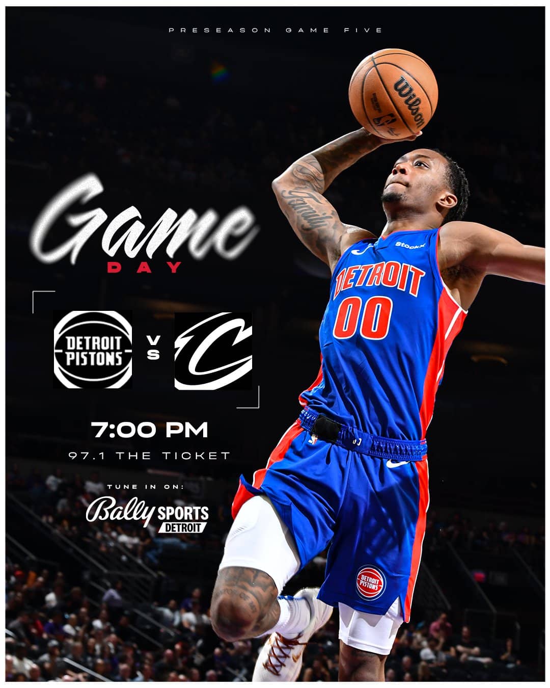 Pistons vs Cavs, este miércoles en juego de pretemporada.