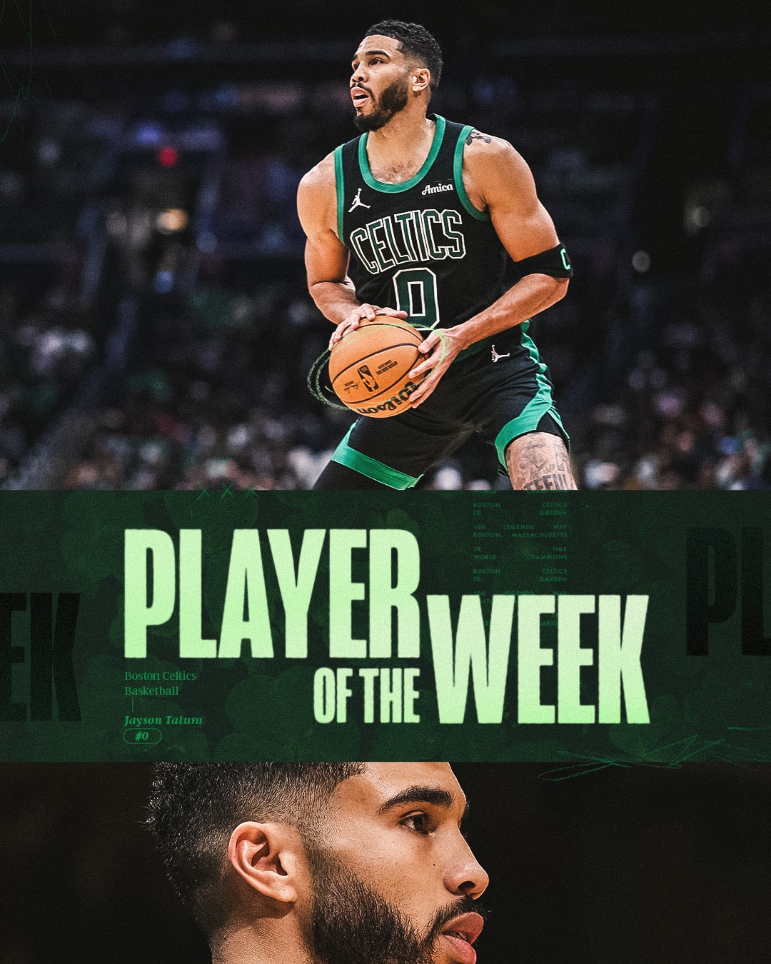 Jayson Tatum viene de ser el mejor del partido pasado con los Celtics.