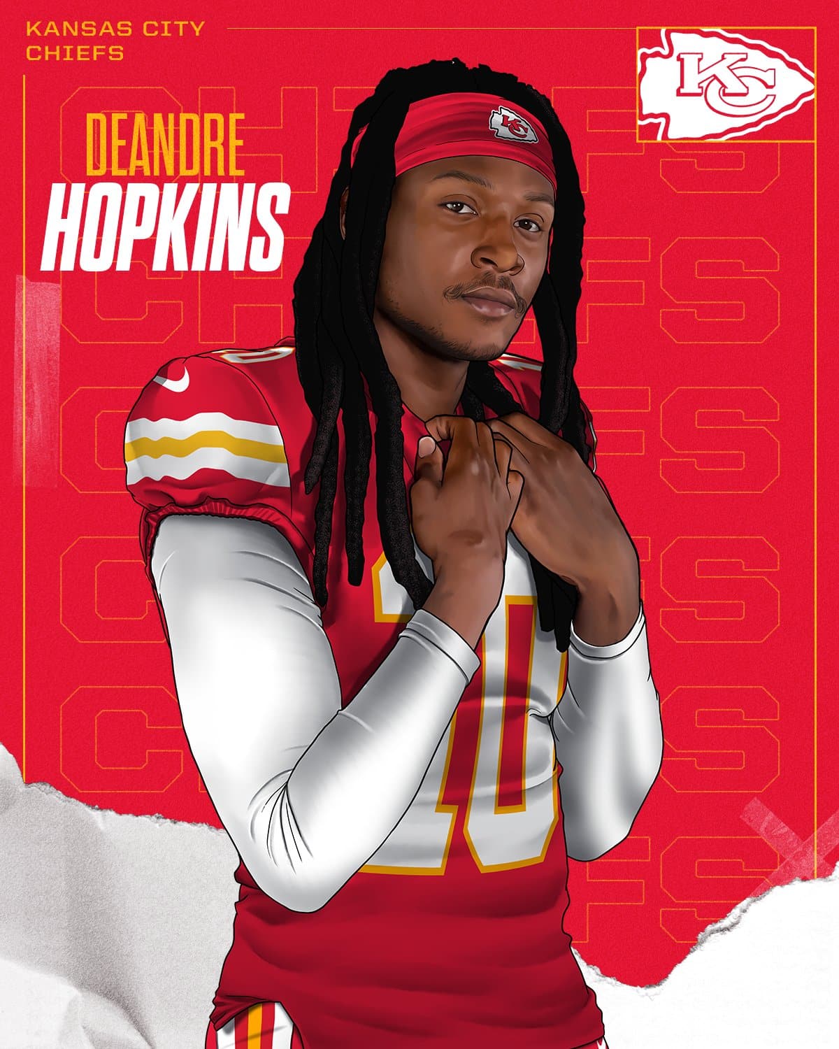 Chiefs ultiman canje por el receptor DeAndre Hopkins.