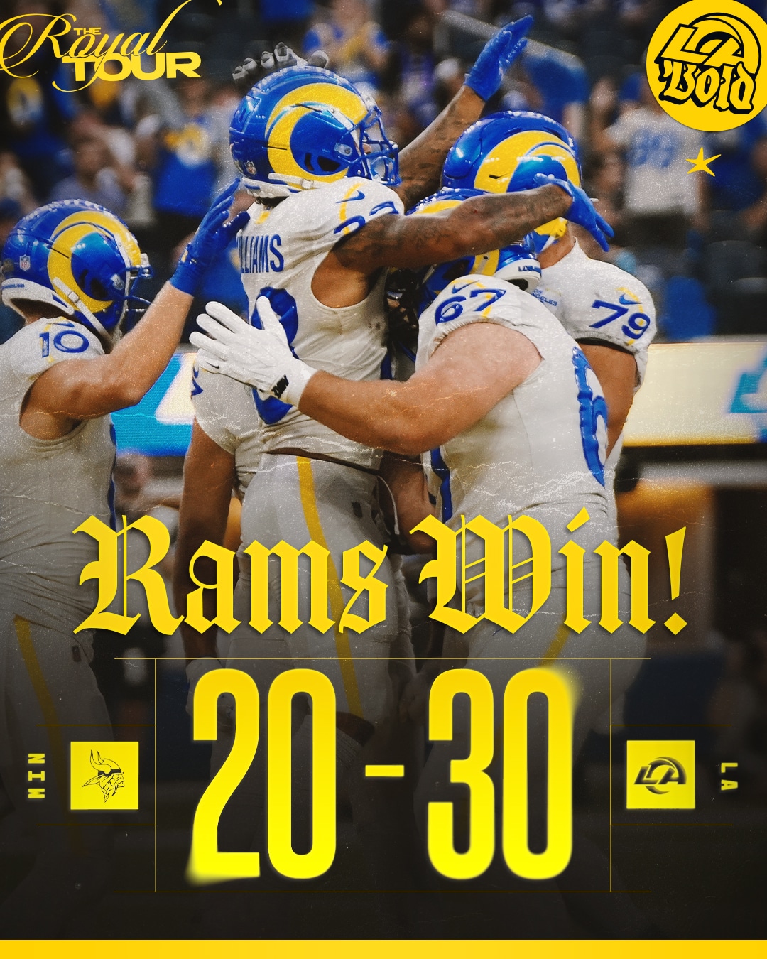 Rams se impone en casa en duelo de la Semana 8.