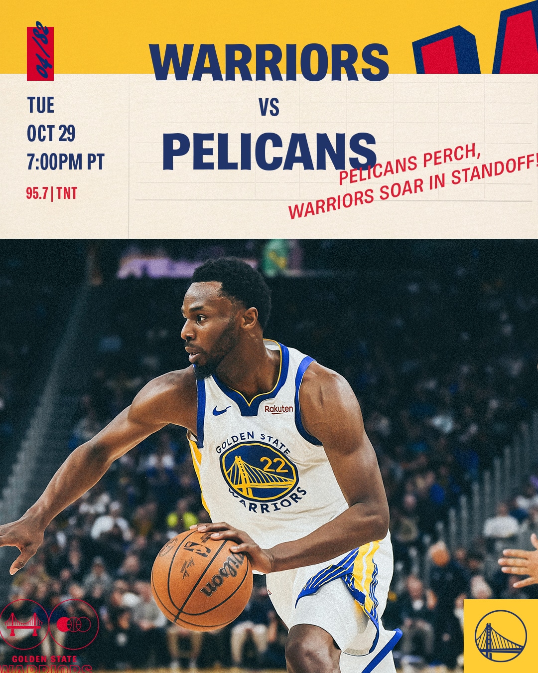 Warriors recibe este miércoles a los New Orleans Pelicans.