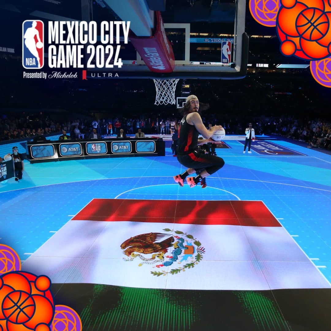 La NBA llega este 2 de noviembre en la Arena Ciudad de México.