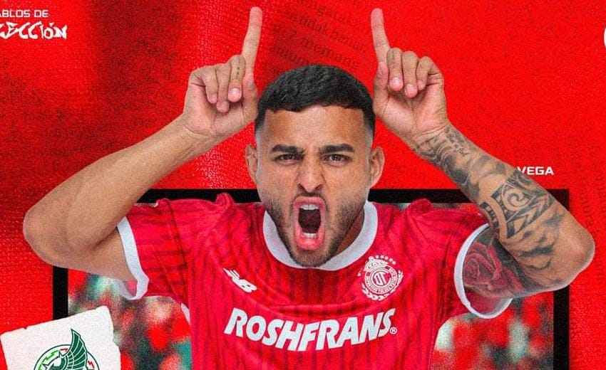 ALEXIS VEGA ESTÁ RECOBRANDO SU MEJOR NIVEL EN EL TOLUCA FC DE LA LIGA MX