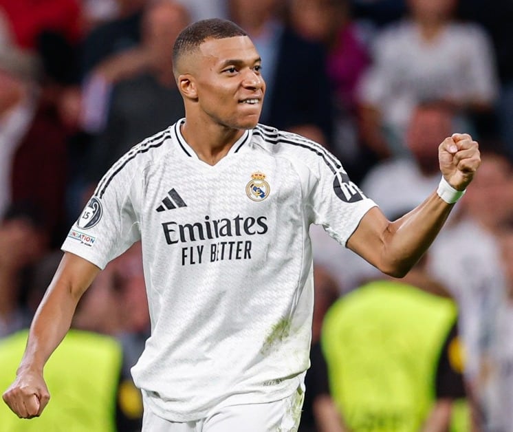 Kylian Mbappé juega este miércoles en la Champions League.