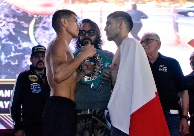 Joselito Velázquez vs Andrés Campos se miden este viernes desde Cancún.