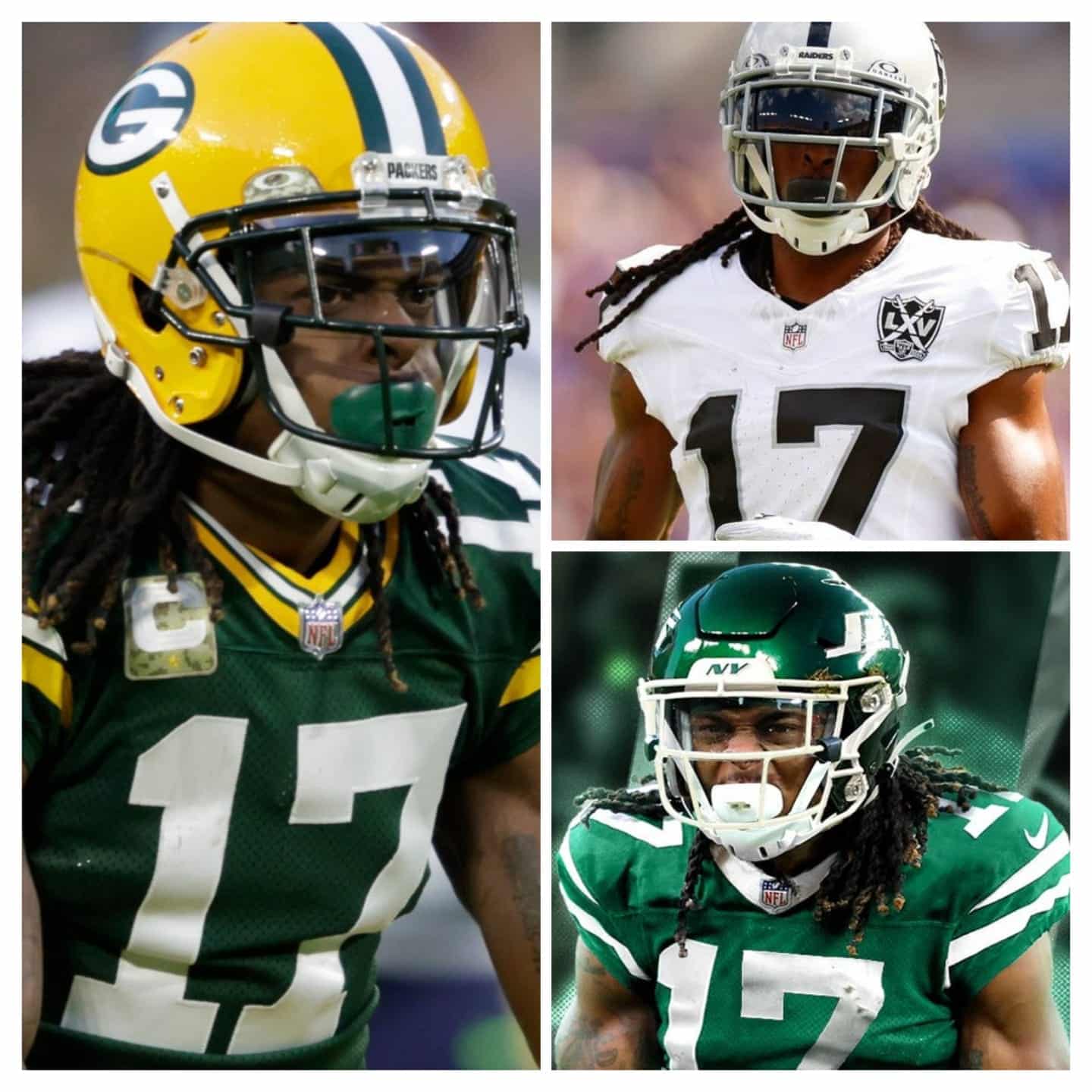 Davante Adams usará el mismo número que porto en Green Bay y Las Vegas.