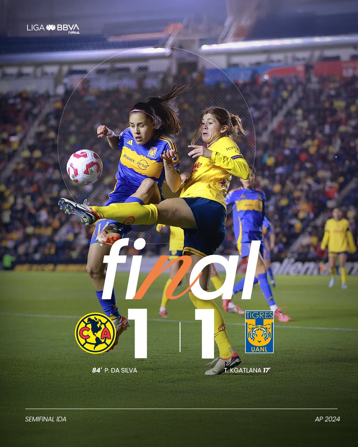 AMERICA VS TIGRES FEMENIL AP2024