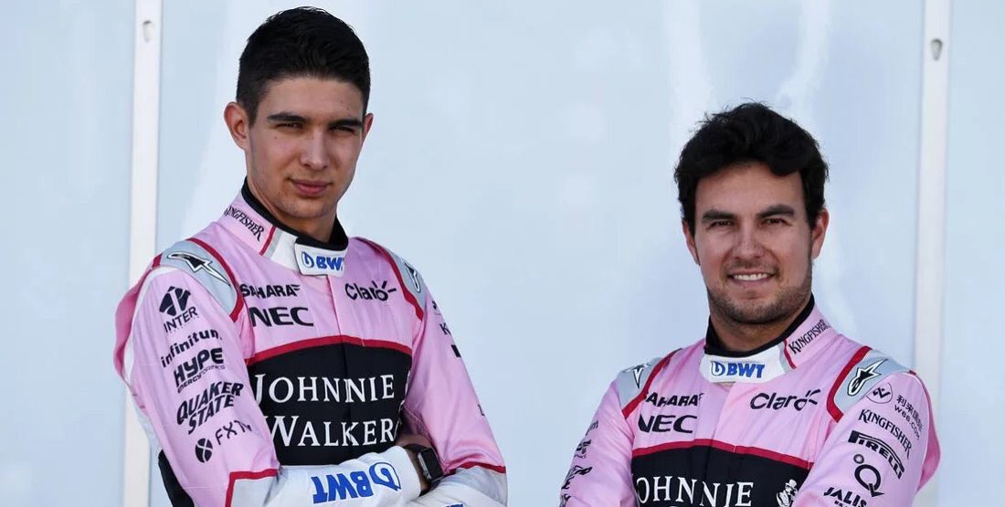 ESTEBAN OCON CHECO PEREZ RACING POINT