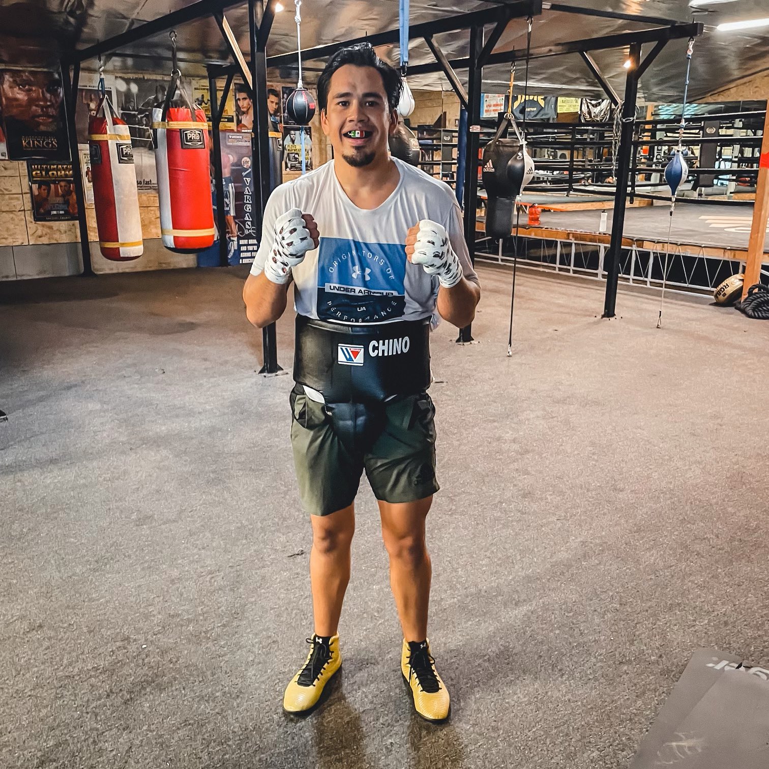 Misael Rodríguez ya se encuentra entrenando en su campamento.