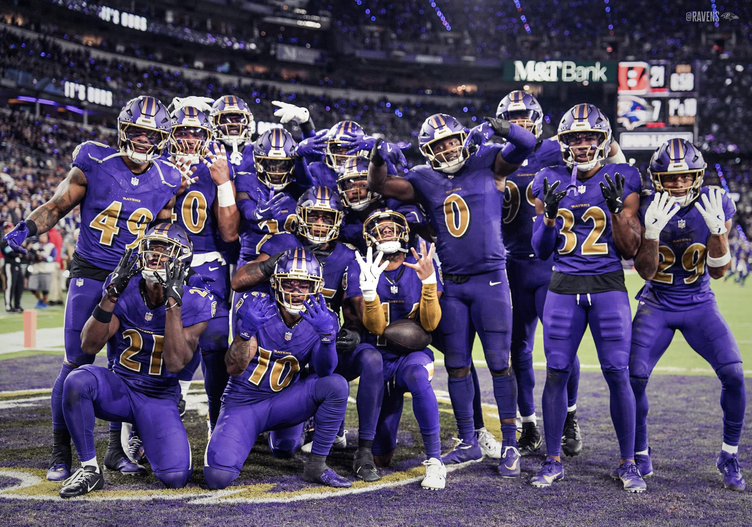 Baltimore Ravens asalta el liderato de la AFC Norte.