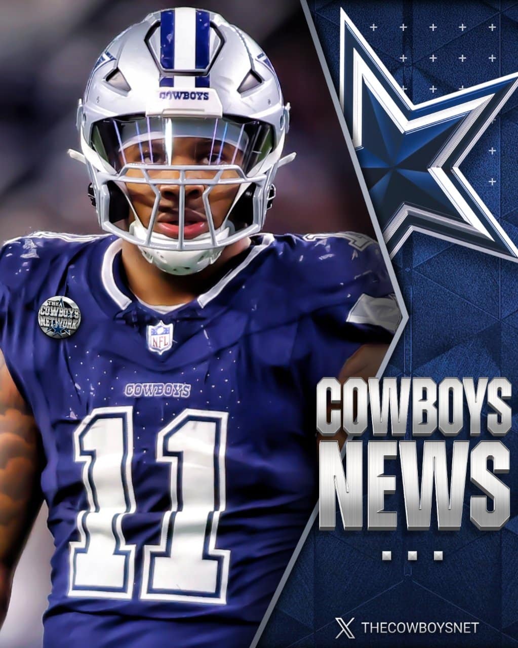 Parsons regresa este domingo con los Dallas Cowboys.