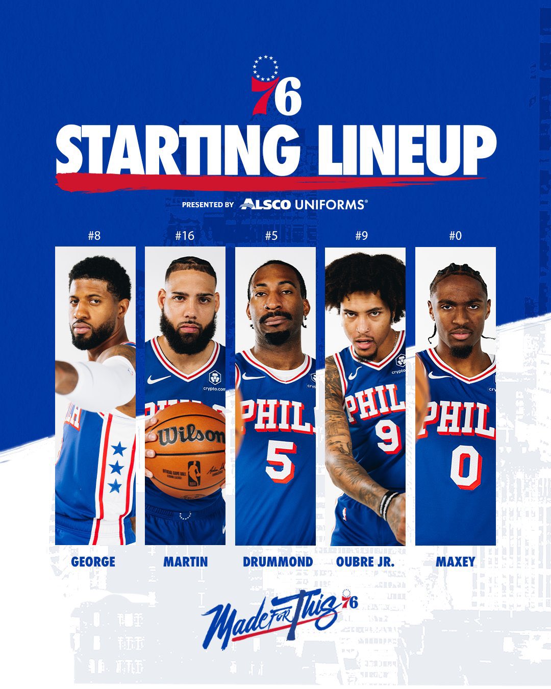 76ers se alistan para medirse ante los Lakers este viernes de visita.