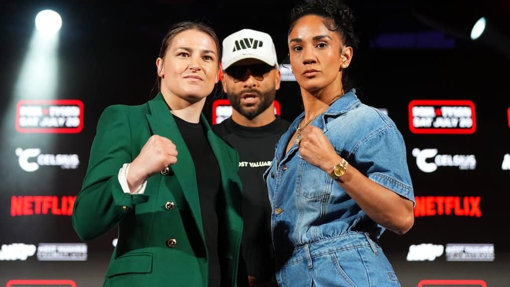 Katie Taylor y Amanda Serrano se enfrentarán por el campeonato indiscutible el viernes.