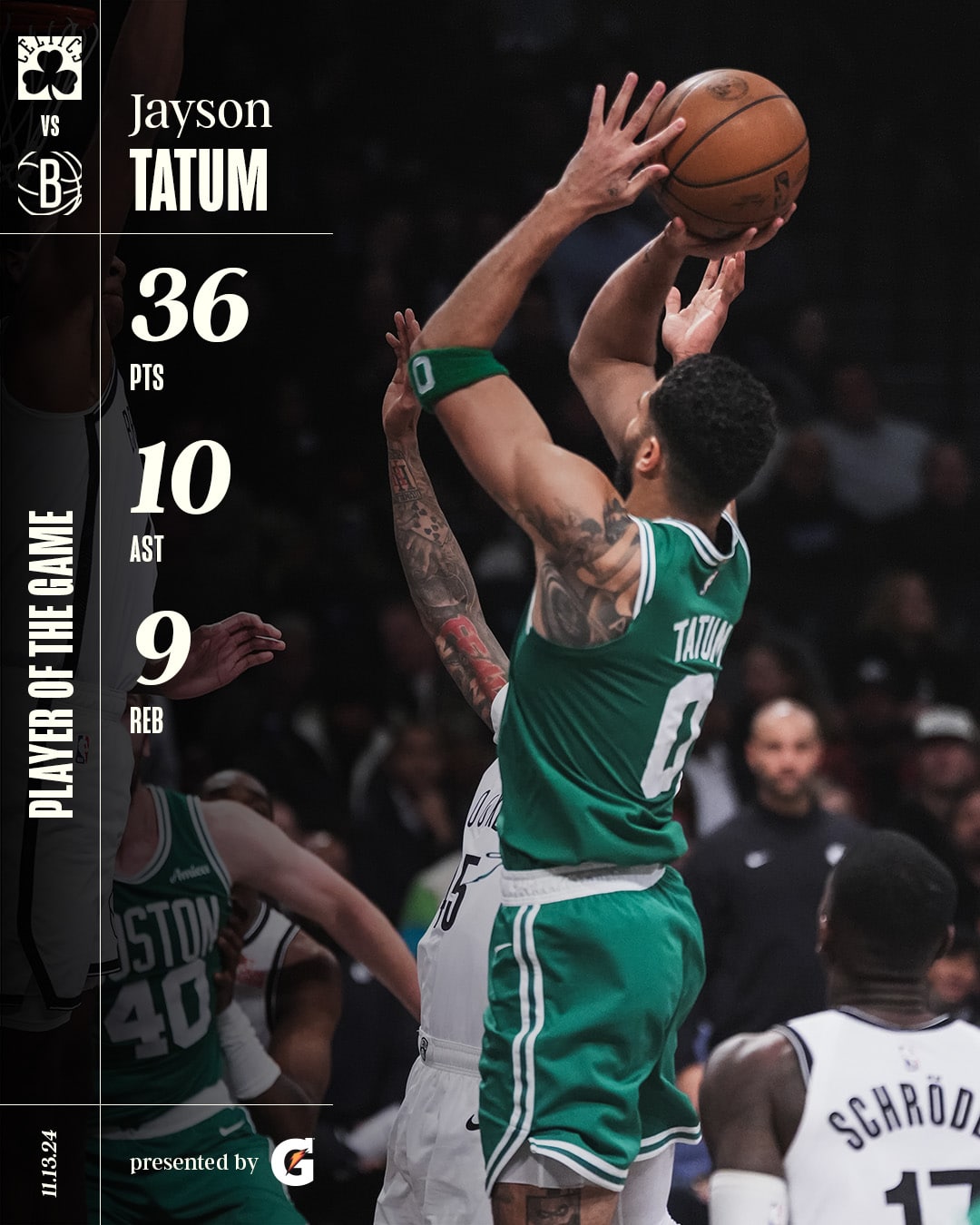 Jayson Tatum sigue siendo el mejor jugador de los Celtics.