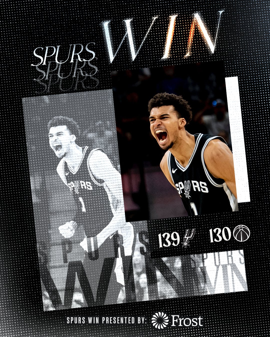 Los Spurs llegan tras ganar ante los Washington Wizards.