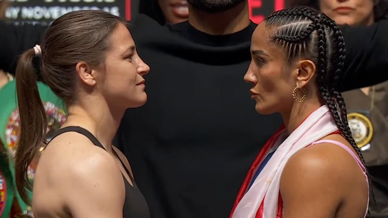 Katie Taylor y Amanda Serrano en revancha este viernes.