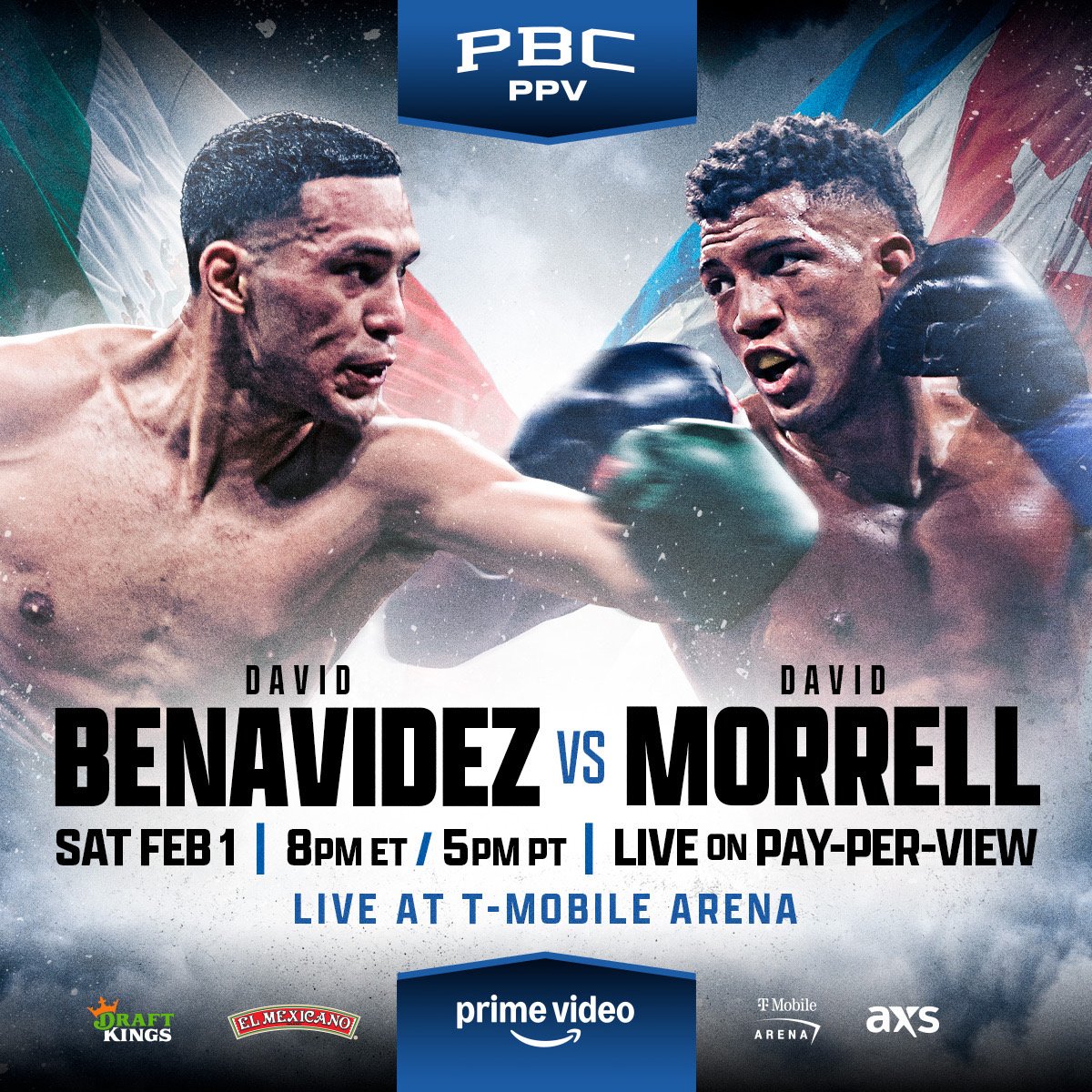 David Benavidez vs David Morrell, este primero de febrero.