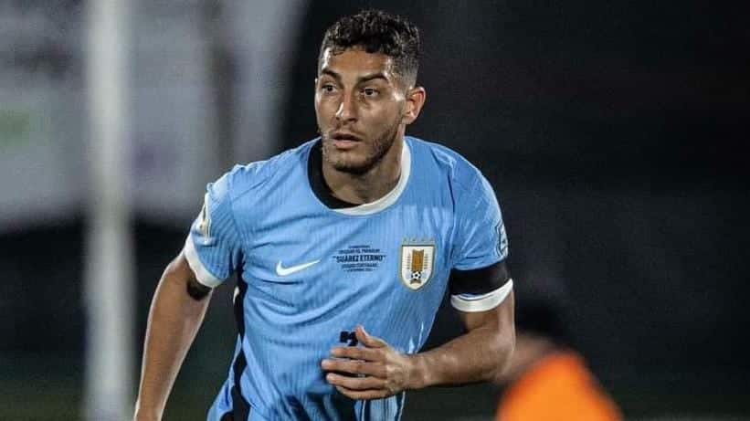 SEBASTIÁN CÁCERES PODRÍA PARECER EN LA LISTA DE CONVOCADOS DE LA SELECCIÓN DE URUGUAY EN LA FECHA FIFA