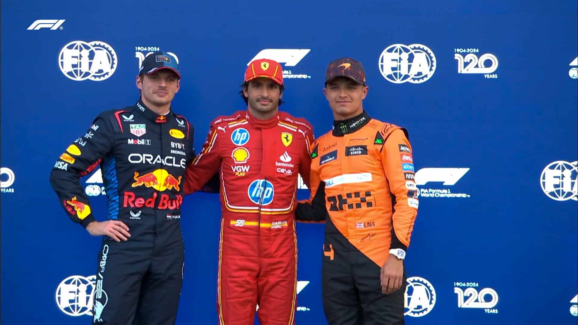 SAINZ VERSTAPPEN FORMULA 1