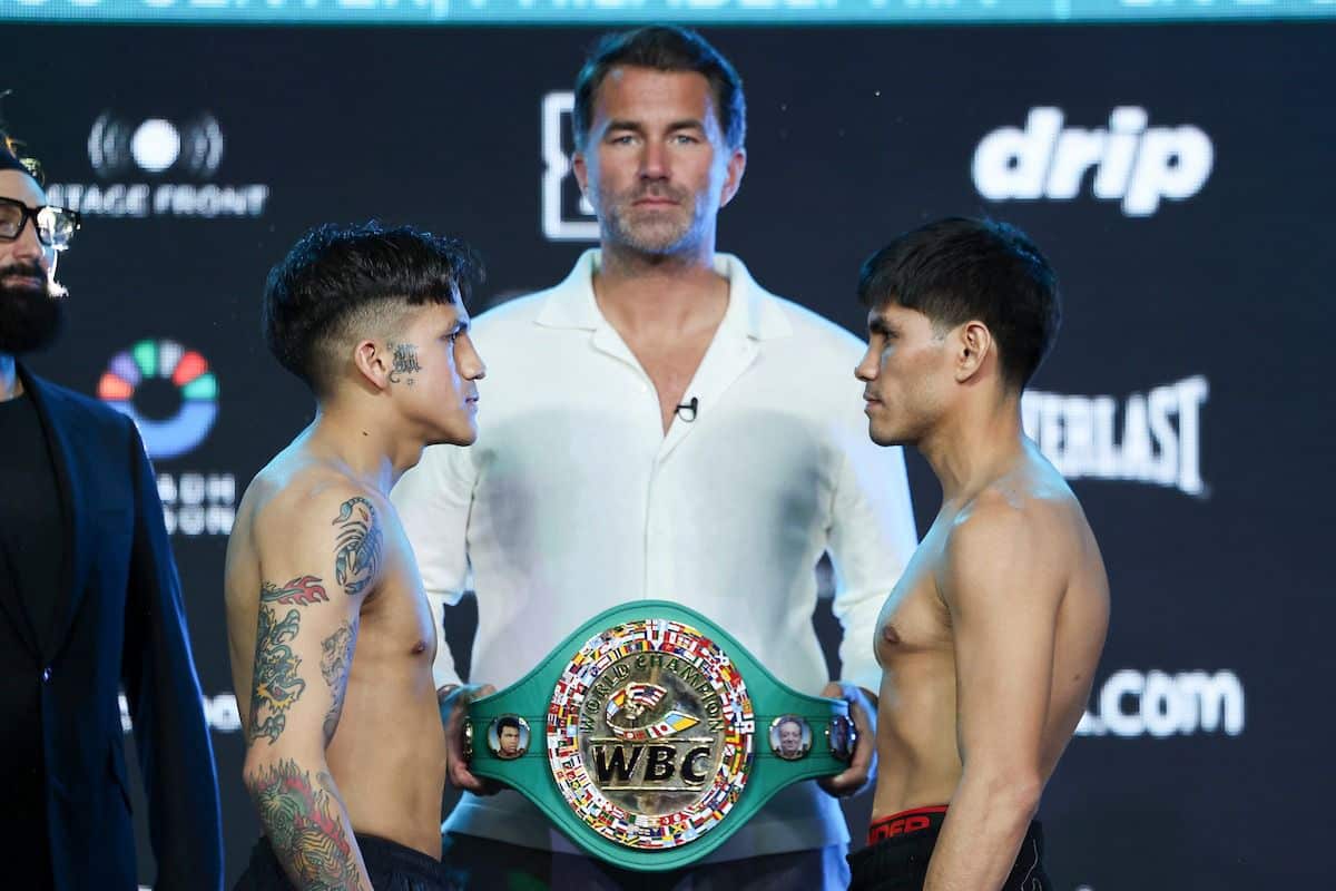 'Bam' Rodríguez y Pedro Guevara, listos para una batalla este sábado.