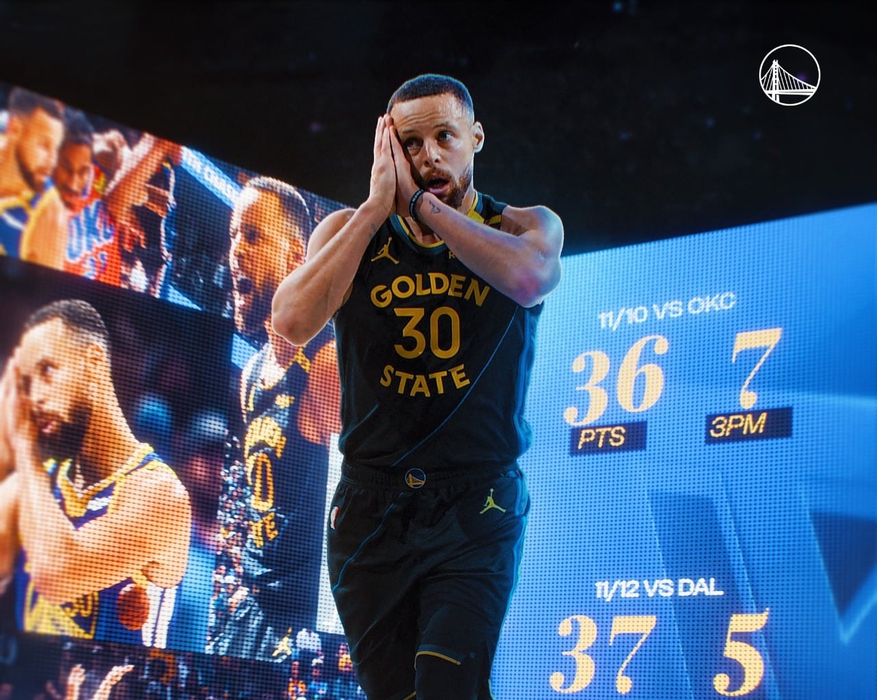 Stephen Curry ha tenido una gran temporada con los Warriors.