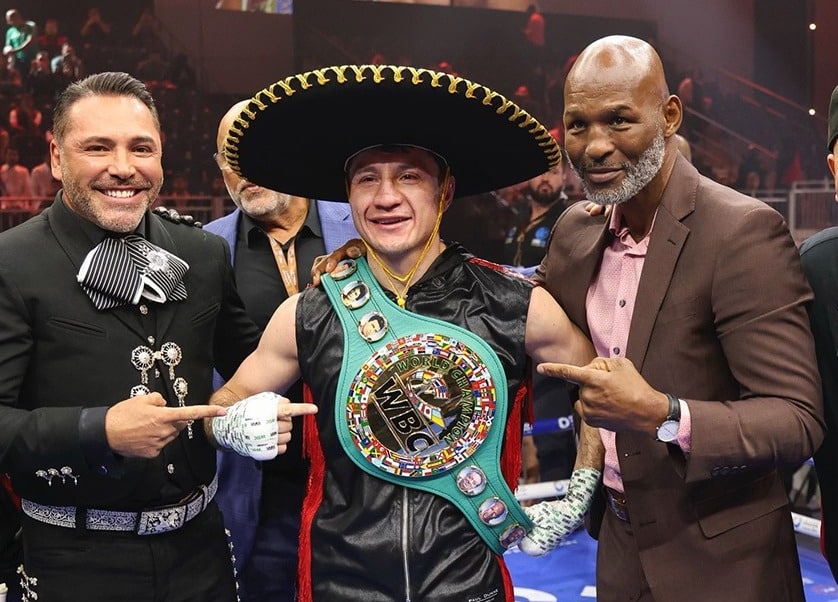 William 'Camarón' Zepeda en su triunfo del sábado ante Tevin Farmer.