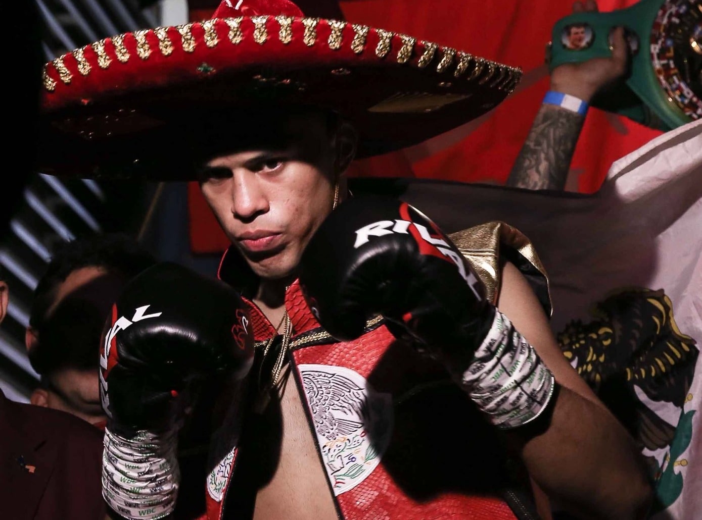 David Benavidez amenazó a David Morrell Jr. con “partirle la boca” el 1 de febrero en el T-Mobile Arena de Las Vegas.