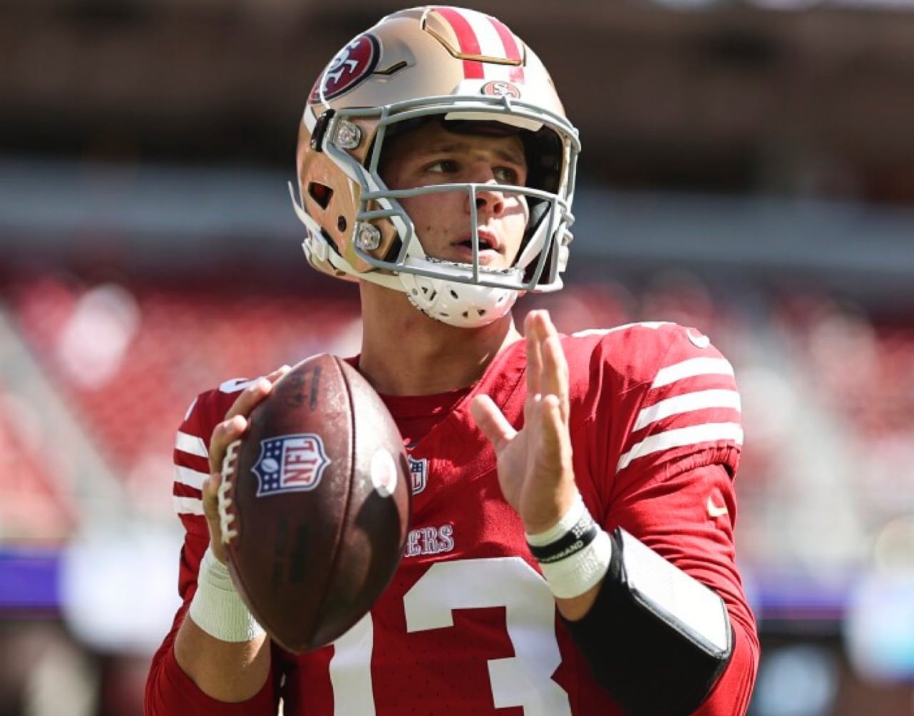 Brock Purdy es descartado por los 49ers para este domingo.