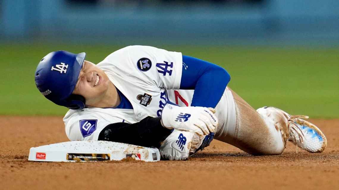 SHOHEI OHTANI QUEDA LESIONADO EN SEGUNDA