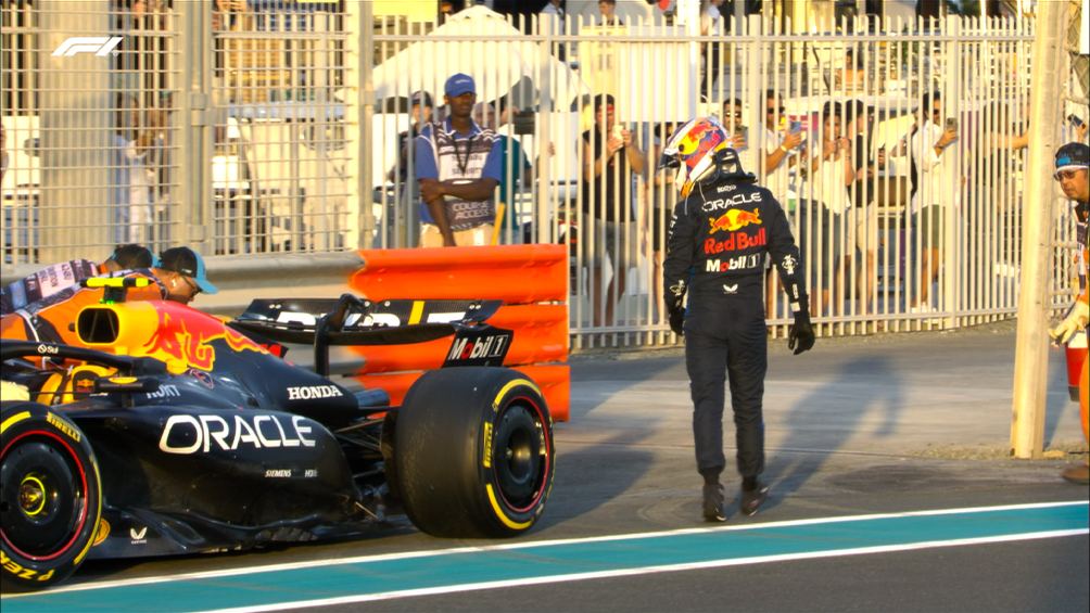 CHECO PEREZ ABANDONO ABU DHABI