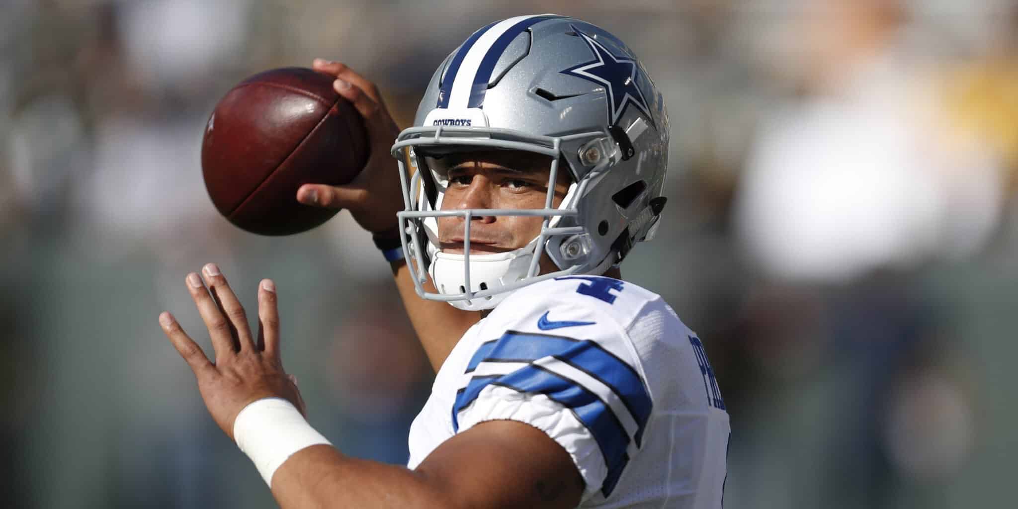 Durante los dos últimos meses, el quarterback de los Dallas Cowboys, Dak Prescott, se ha sentido impotente.