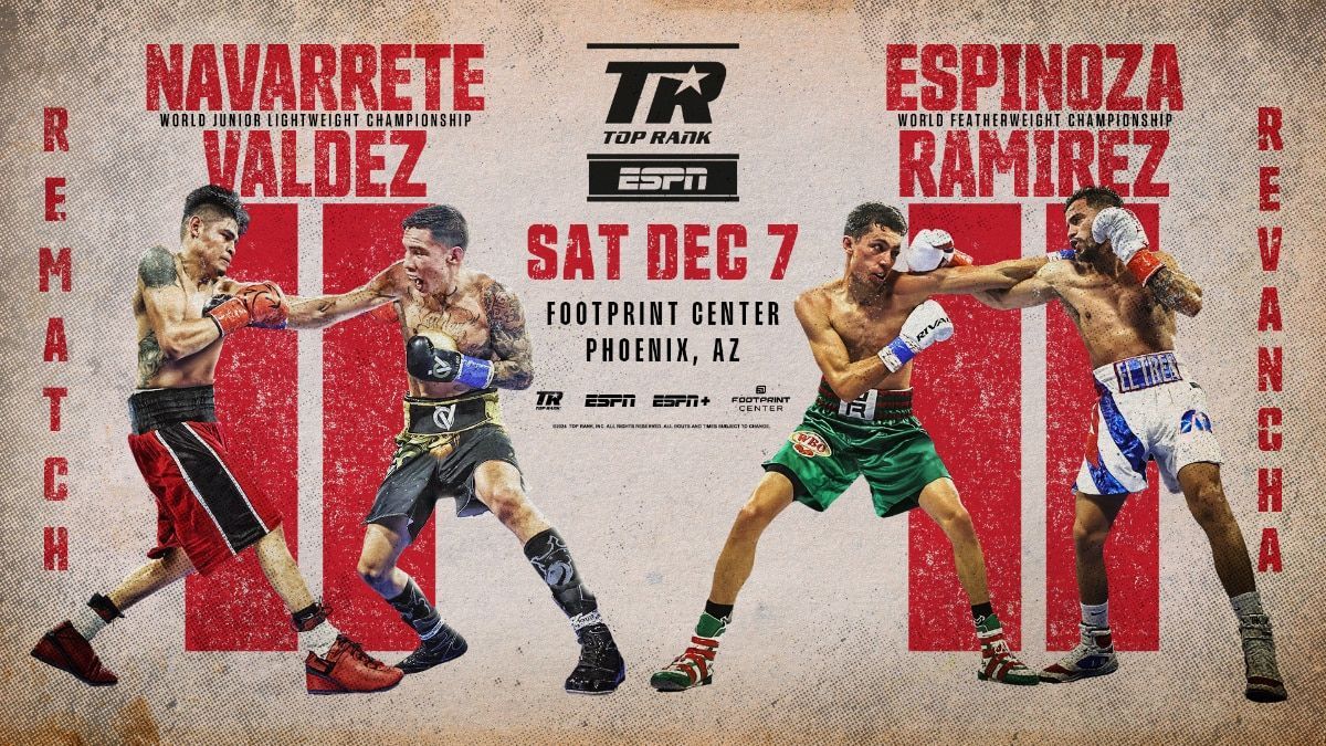 Rafael 'Divino' Espinoza pelea este sábado en Phoenix.