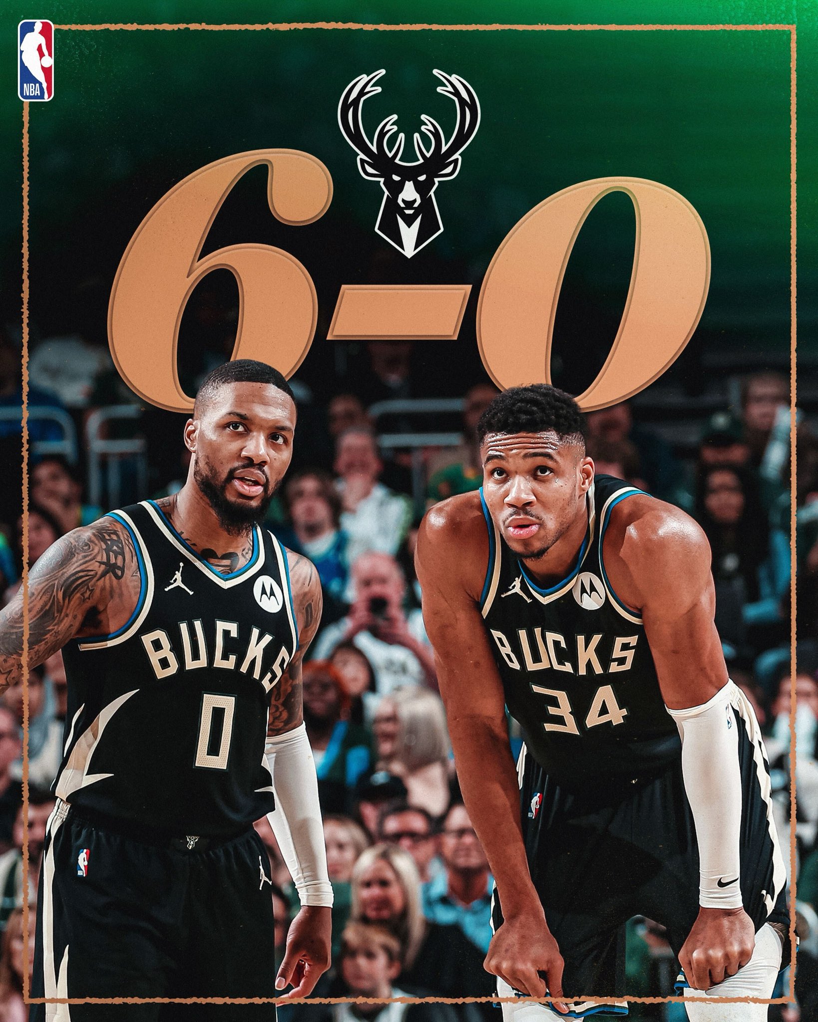 A una victoria de ganar la Copa NBA, Giannis, Dame y los Bucks se enfrentan a OKC en el campeonato el martes.