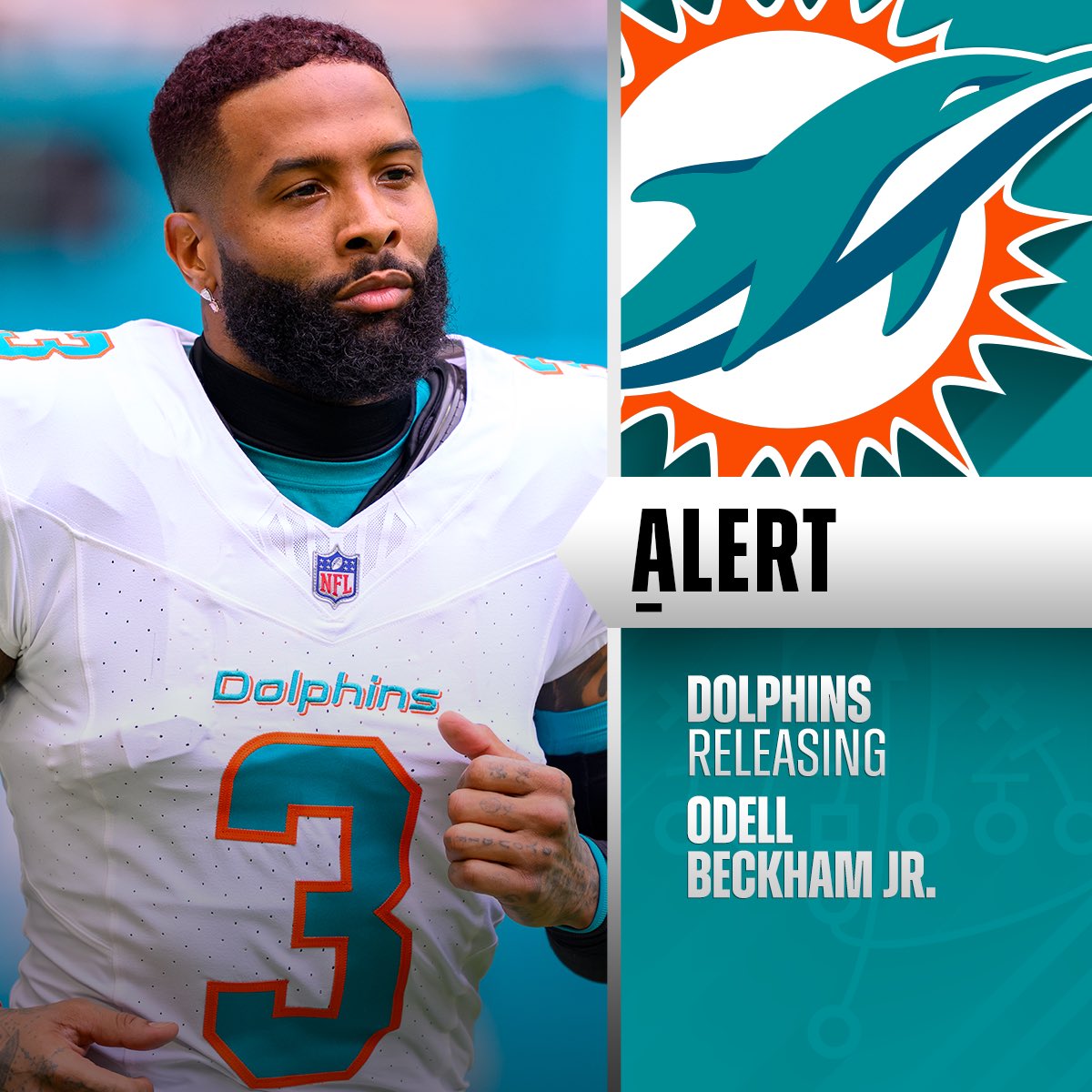 Los Miami Dolphins renuncian a Beckham Jr.