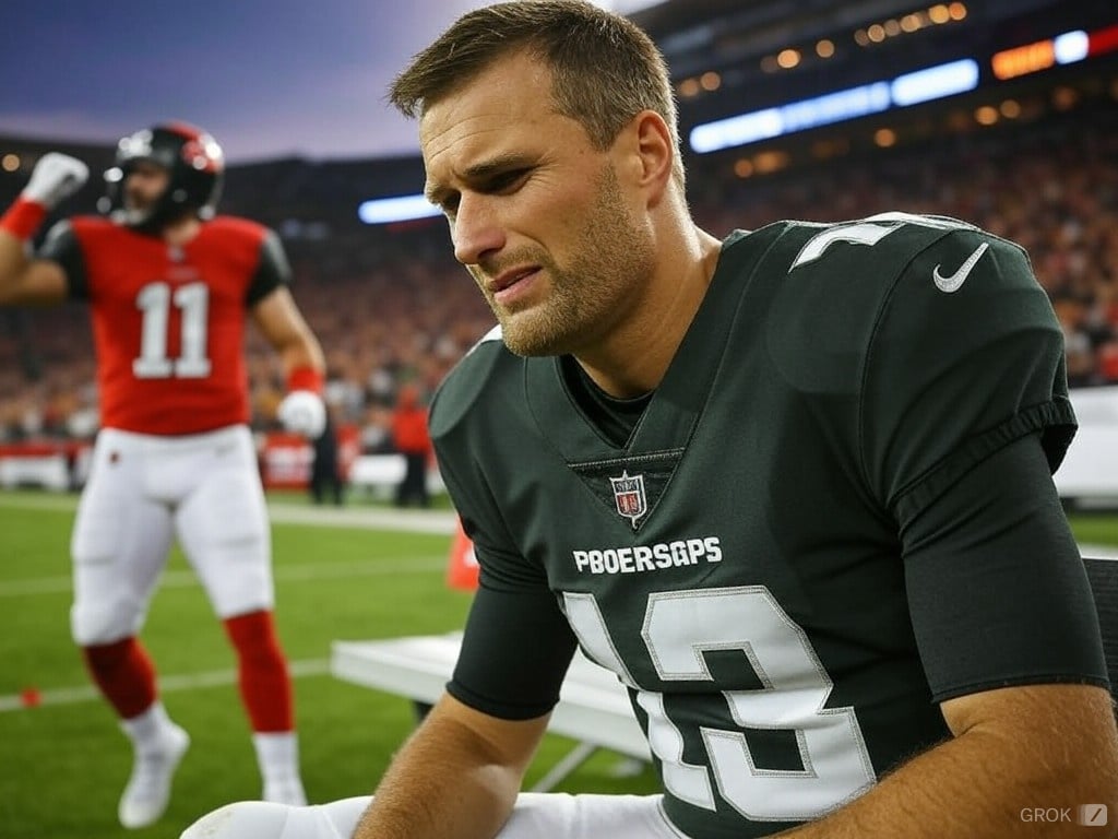 Kirk Cousins asume su rol como suplente en los Falcons.