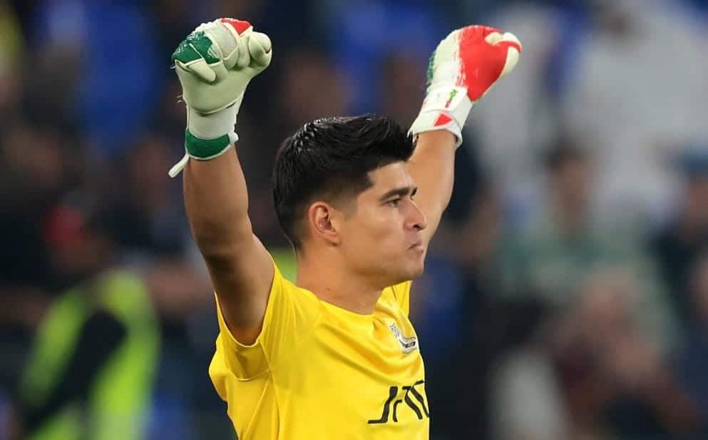 CARLOS MORENO DURANTE LA TANDA DE PENALES ENTRE EL CLUB PACHUCA VS AL AHLY DE LAS SEMIFINALES DE LA COPA INTERCONTINENTAL 2024