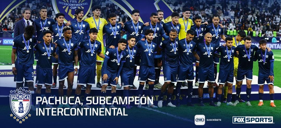 CLUB PACHUCA FUE UN DIGNO FINALISTA EN LA COPA INTERCONTINENTAL DONDE TE DIERON FRENTE AL REAL MADRID EN LA GRAN FINAL