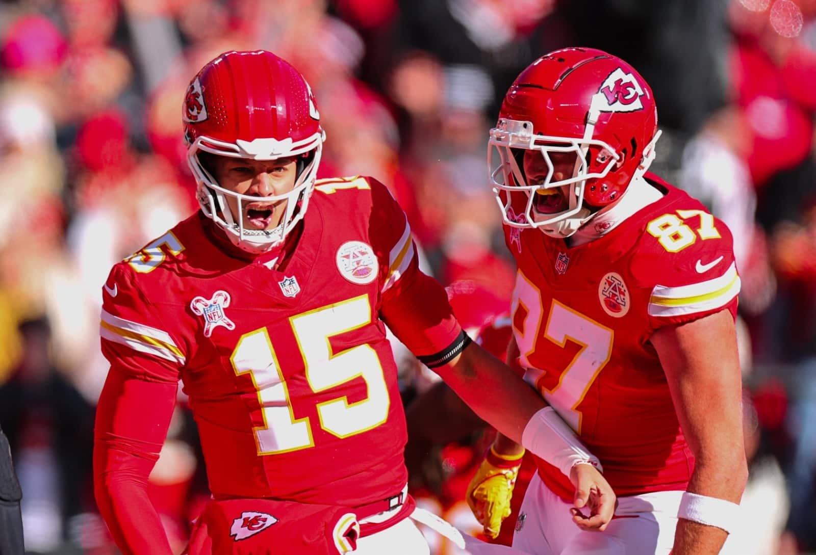 Los Kansas City Chiefs se alistan para el juego del miércoles.