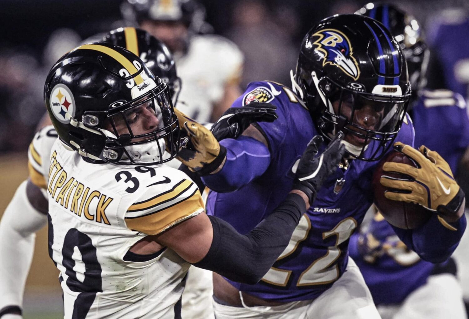 RAVENS VS STEELERS WILD CARD NFL 2024