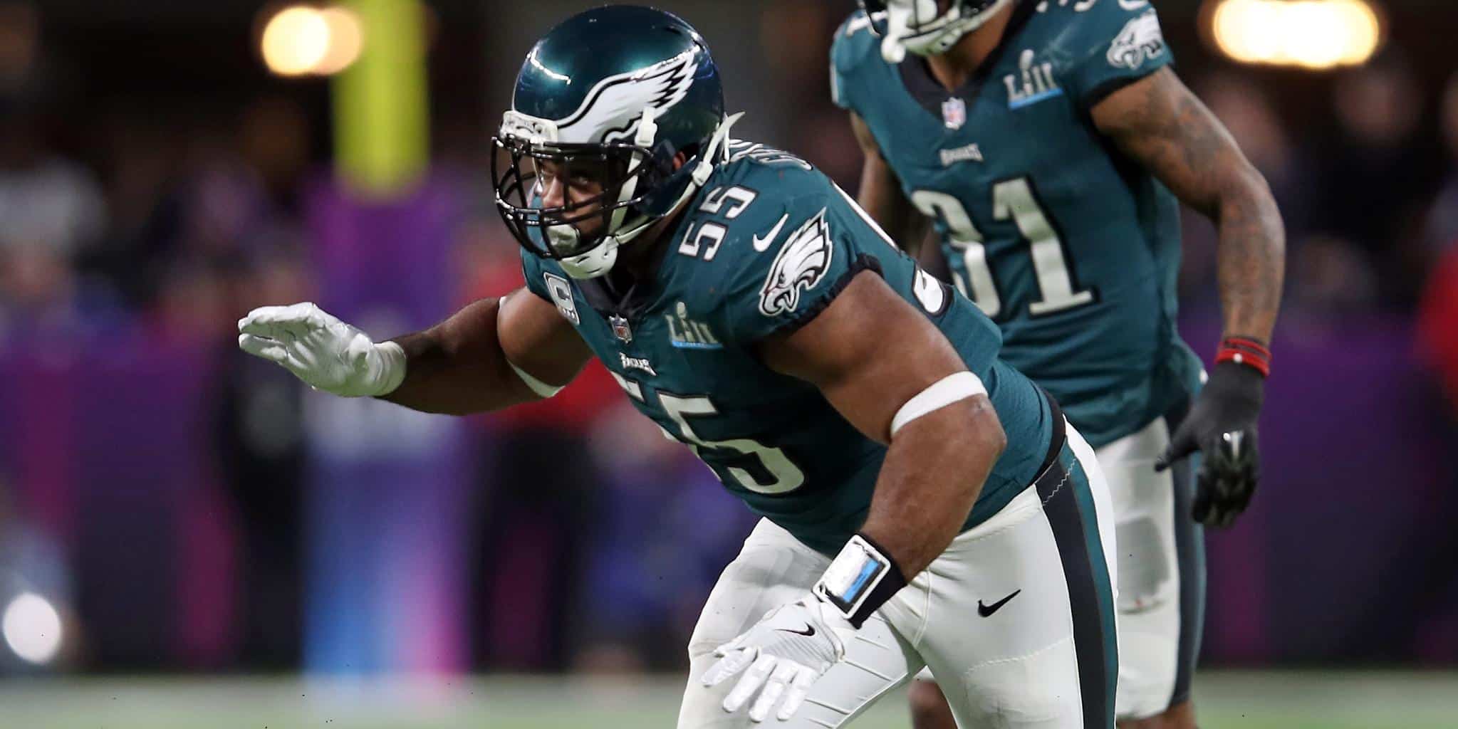 Brandon Graham de los Eagles y Skyy Moore de los Chiefs regresan a los entrenamientos.