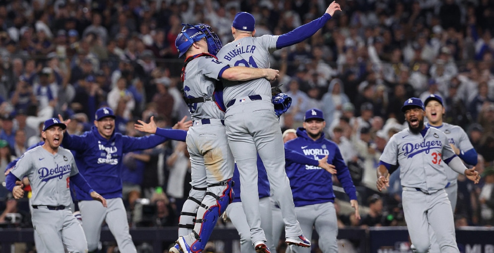 LOS DODGERS SON LOS ACTUALES CAMPONES