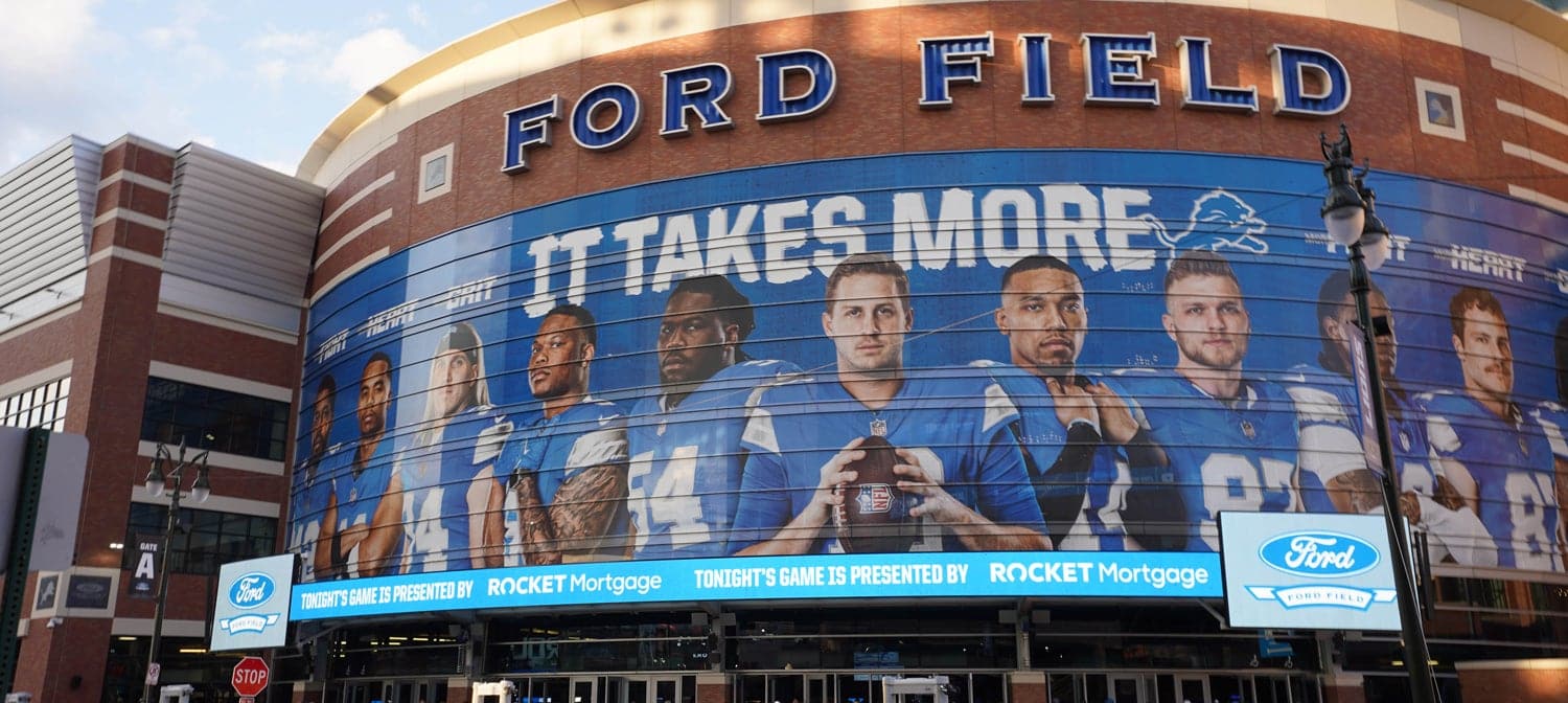 FORD FIELD DETROIT LIONS NFL