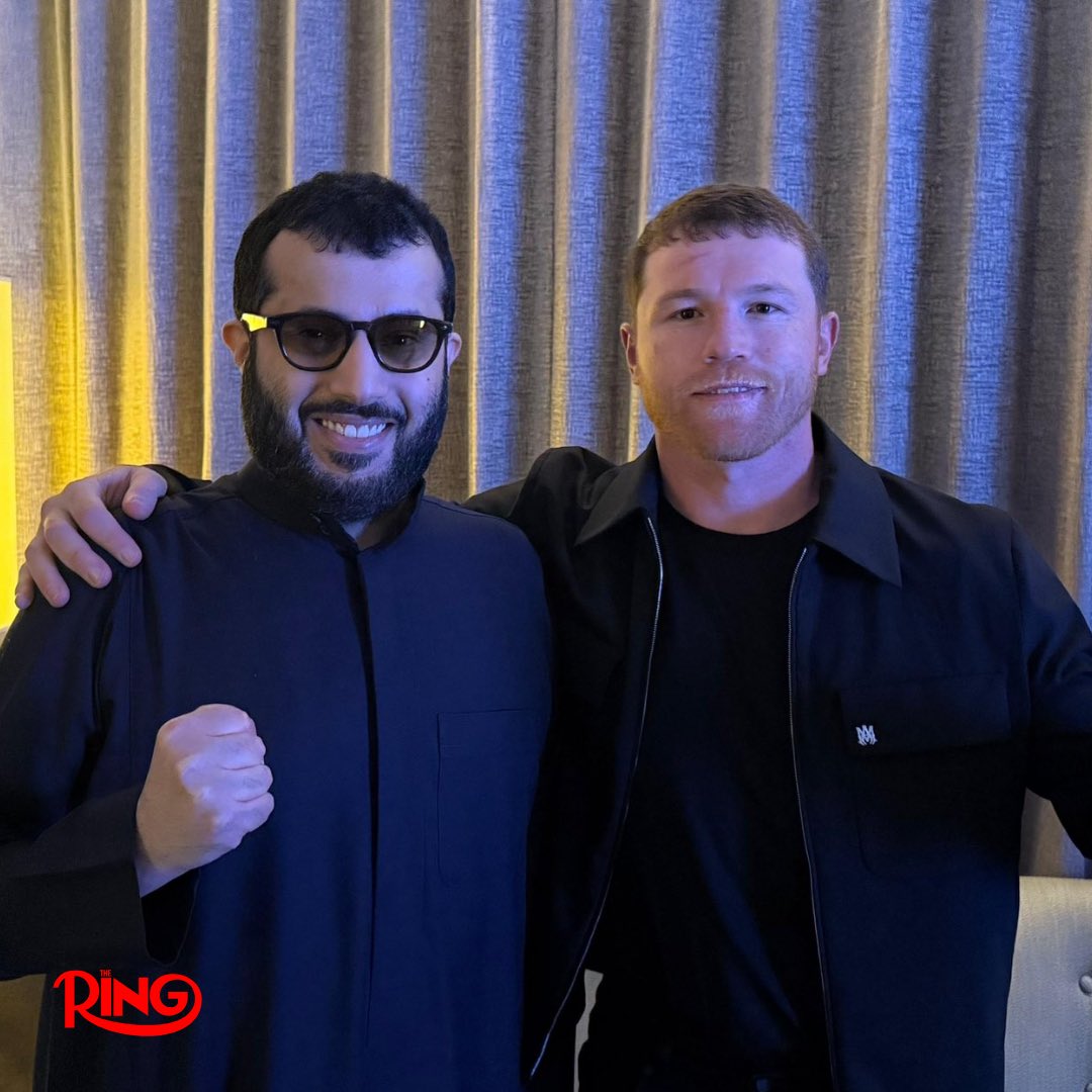 Canelo Álvarez se reúne con Turki Alalshikh hoy en Londres.